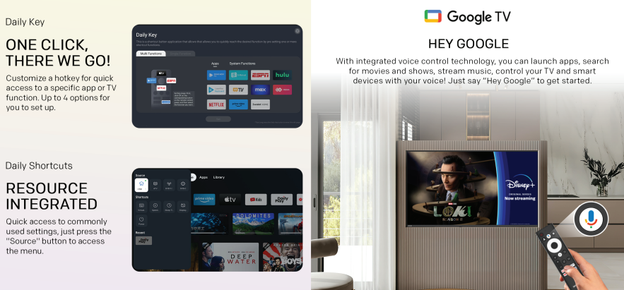 SKYWORTH 50" 4K UHD EYE CARE SERIES GOOGLE TV 50SUE7800