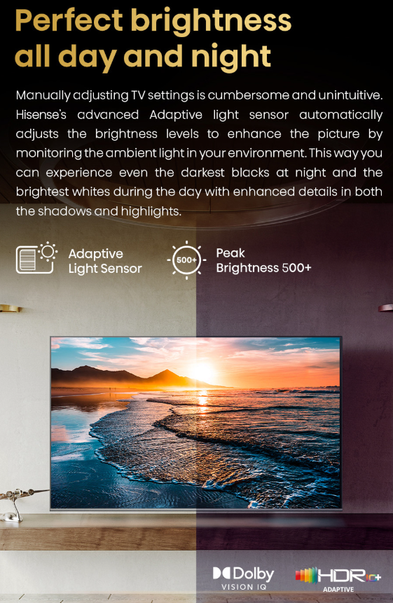 HISENSE 55" 4K ULED TV 55U7H