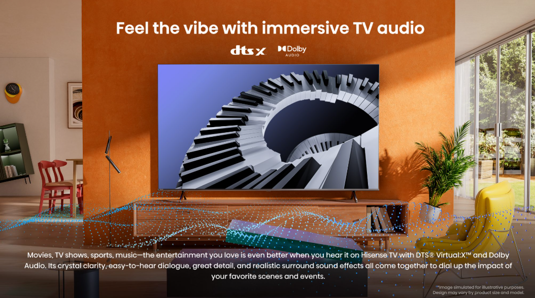 HISENSE 85" 4K UHD 85A6100N
