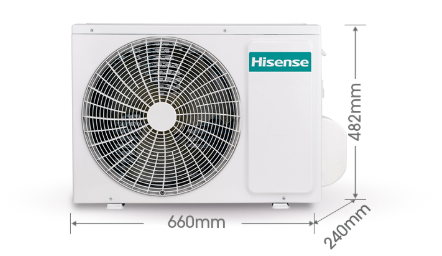 HISENSE AN09CBG 1.0HP NON INVERTER AIR COND (Without installation)
