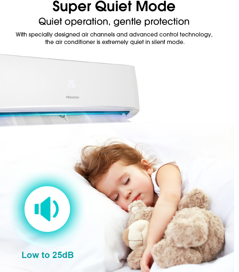 HISENSE AN09CBG 1.0HP NON INVERTER AIR COND (Without installation)