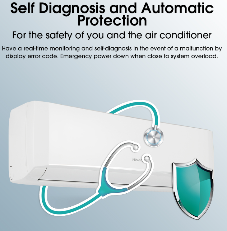 HISENSE AN09CBG 1.0HP NON INVERTER AIR COND (Without installation)