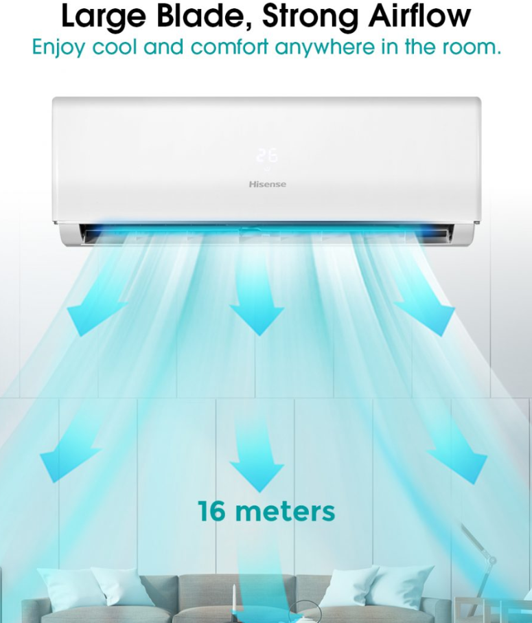 HISENSE AN25DBG 2.5HP NON INVERTER AIR COND (Without installation)