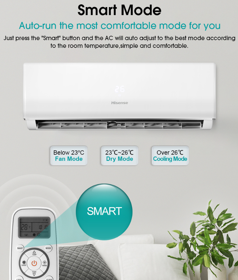HISENSE AN25DBG 2.5HP NON INVERTER AIR COND (Without installation)