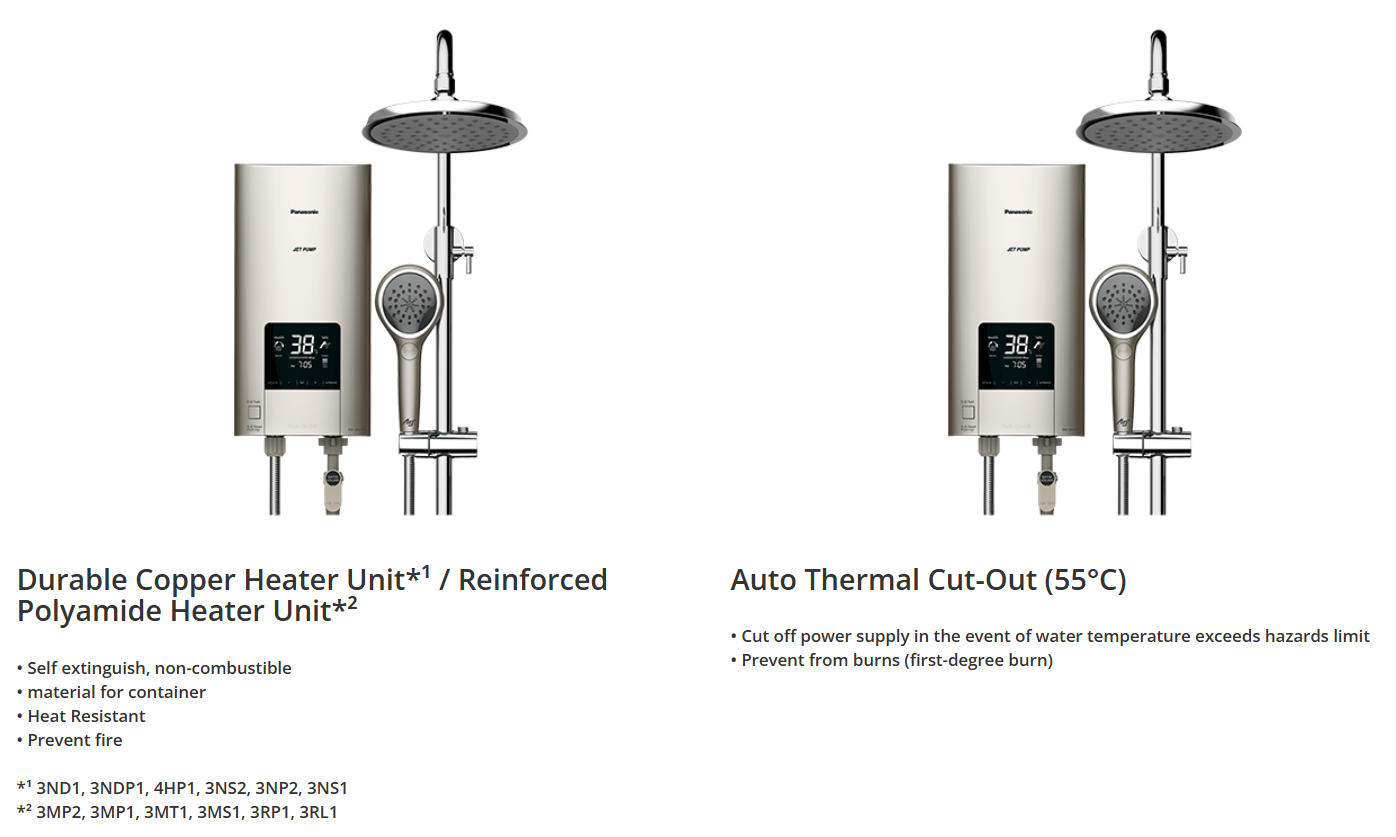 PANASONIC HOME SHOWER (JET PUMP) DH-3NDP1MSR