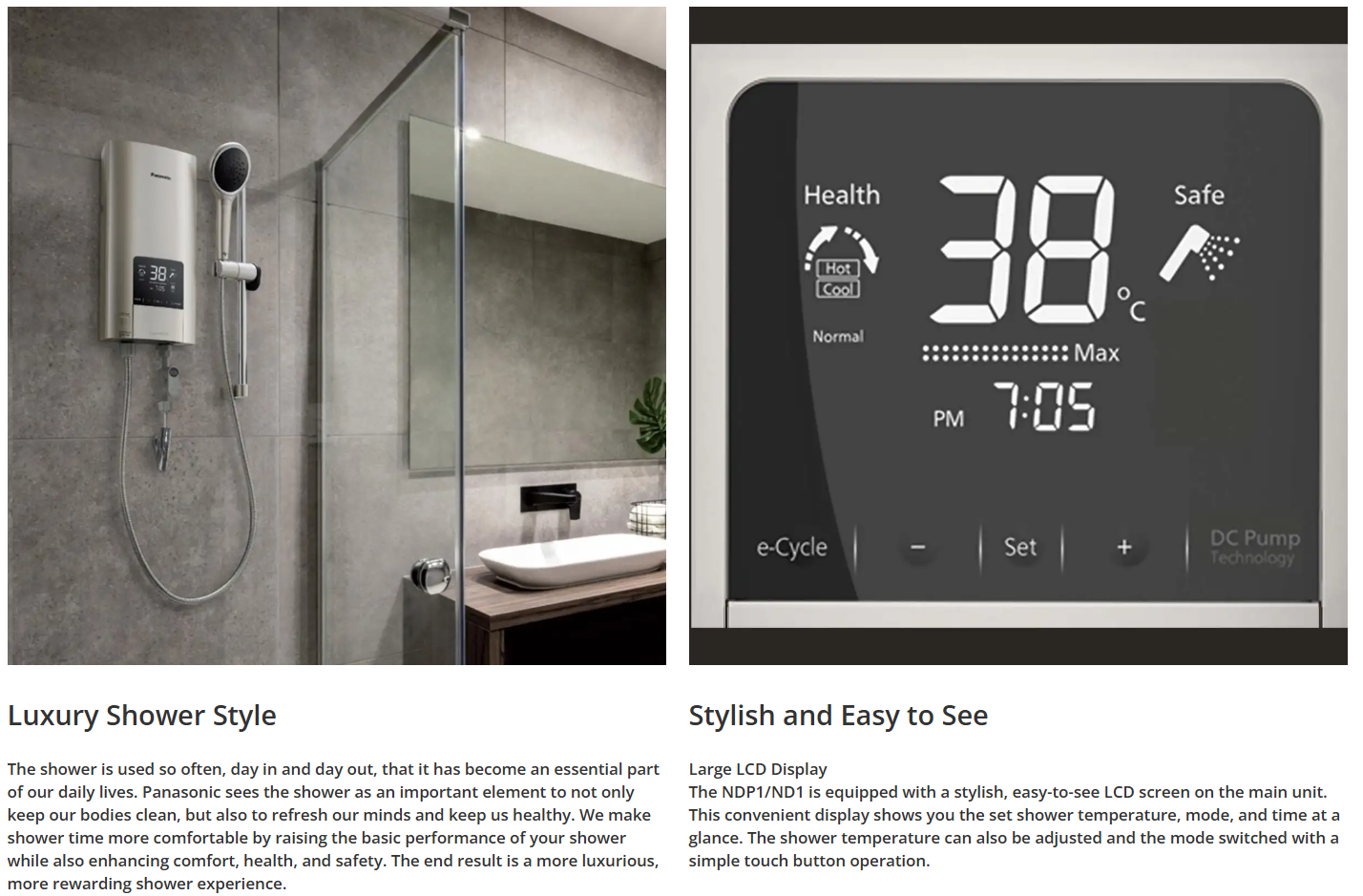 PANASONIC HOME SHOWER (JET PUMP) DH-3NDP1MSR
