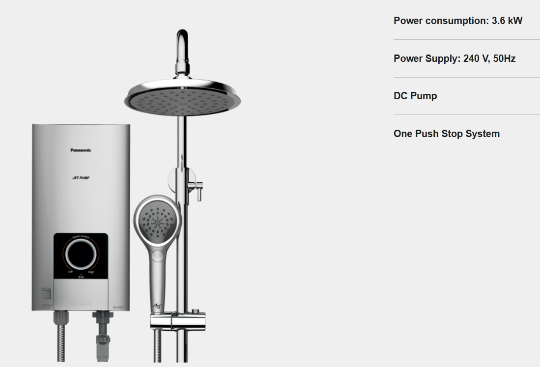 PANASONIC HOME SHOWER (JET PUMP) DH-3NP2MSR