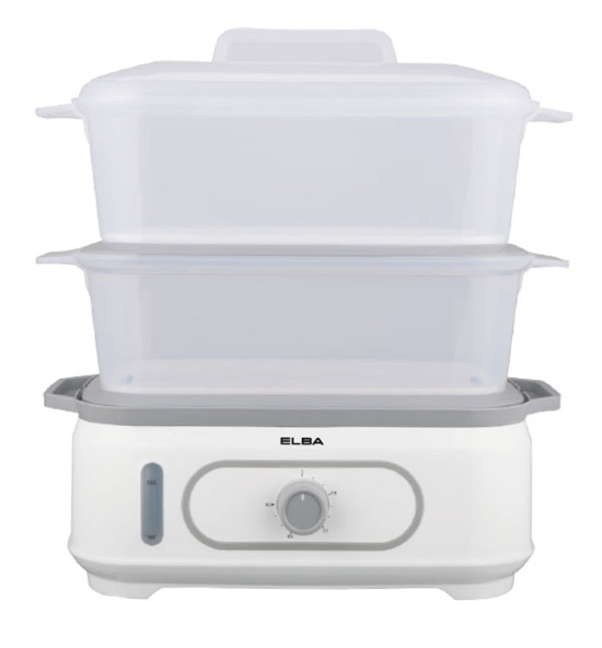 ELBA FOOD STEAMER EFS-M2028(WH) - 2 DETACHABLE LAYERS (20L)