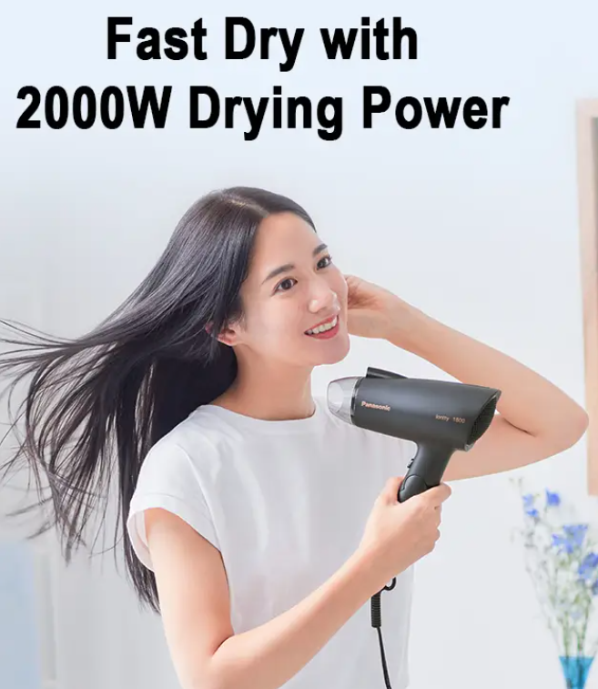 PANASONIC 1800W FAST DRY IONITY HAIR DRYER EH-NE27-K655