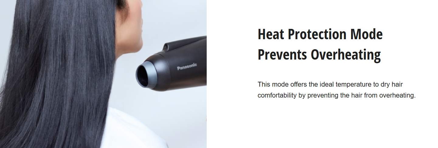 PANASONIC 2300W FAST DRY IONITY HAIR DRYER EH-NE85-K655