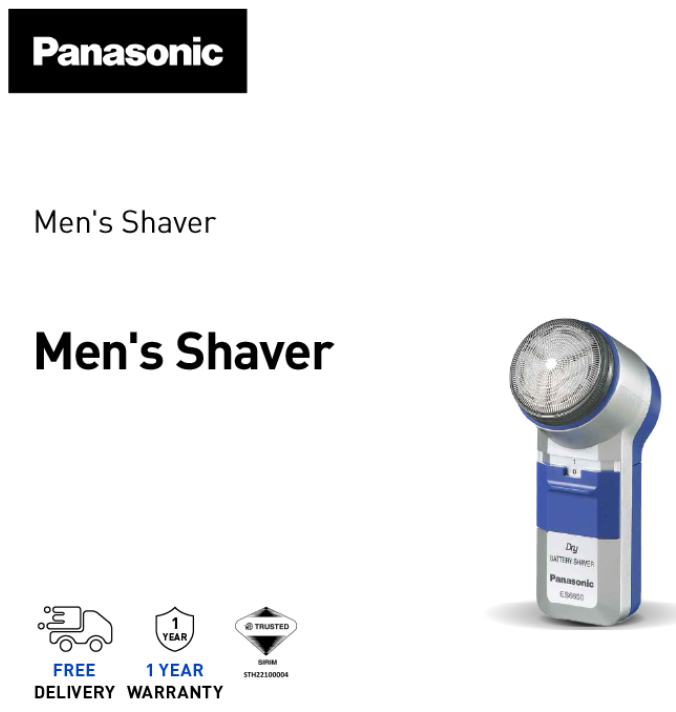 PANASONIC BATTERY OPERATED SHAVER ES6850SP251