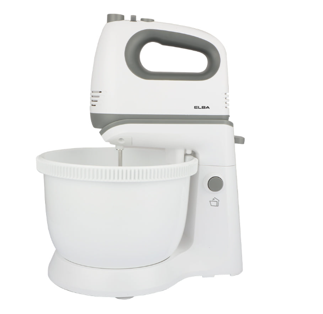 ELBA STAND MIXER ESMB-M3430(WH) - 5 SPEED, AUTO ROTATING BOWL (3.4L / 300W)