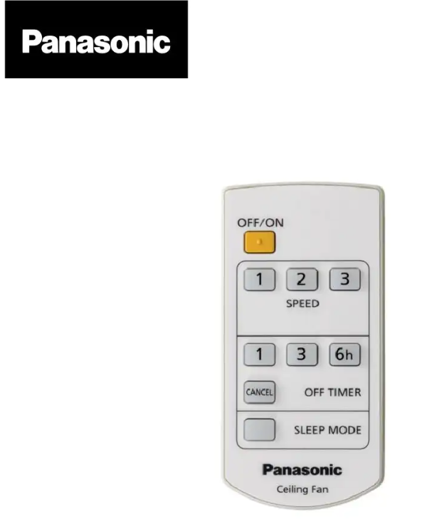PANASONIC F-M14CZVBWH - CEILING FAN (56 INCH) 4 BLADES
