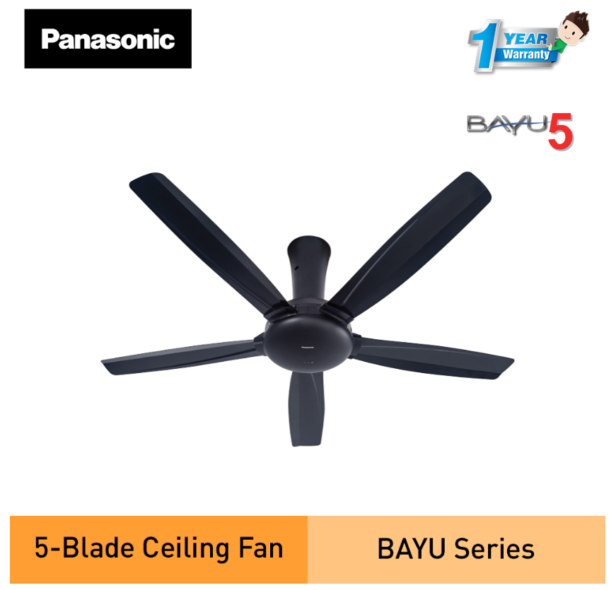 PANASONIC F-M14DZVBKH - CEILING FAN (56") 5 BLADES