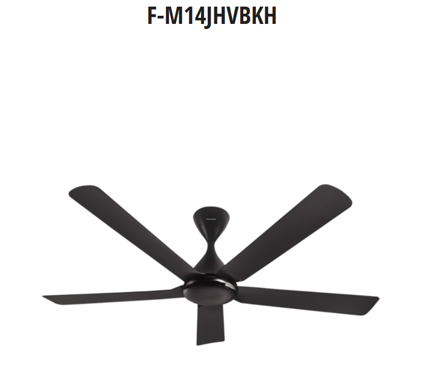 PANASONIC F-M14JHVBKH 5-Blade Bayu DC Motor Ceiling Fan (56 INCH)