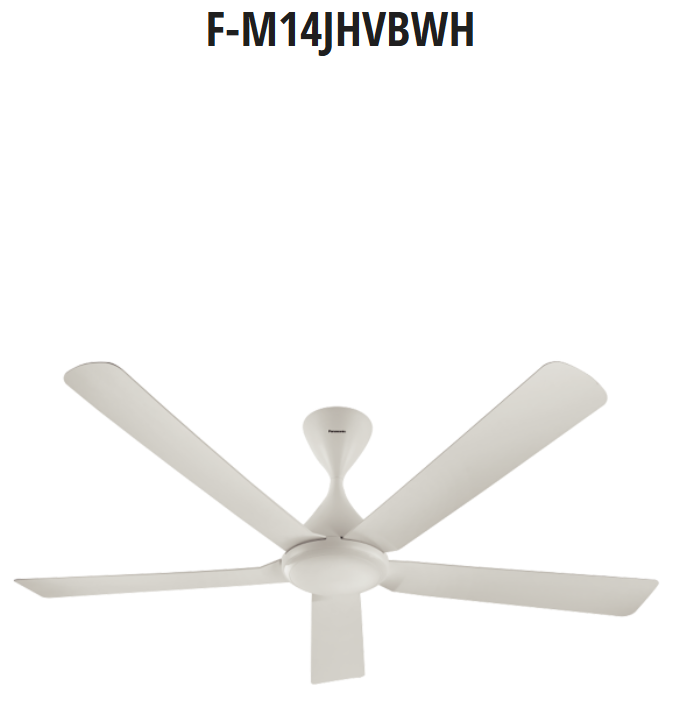 PANASONIC F-M14JHVBWH 5-Blade Bayu DC Motor Ceiling Fan (56 INCH)