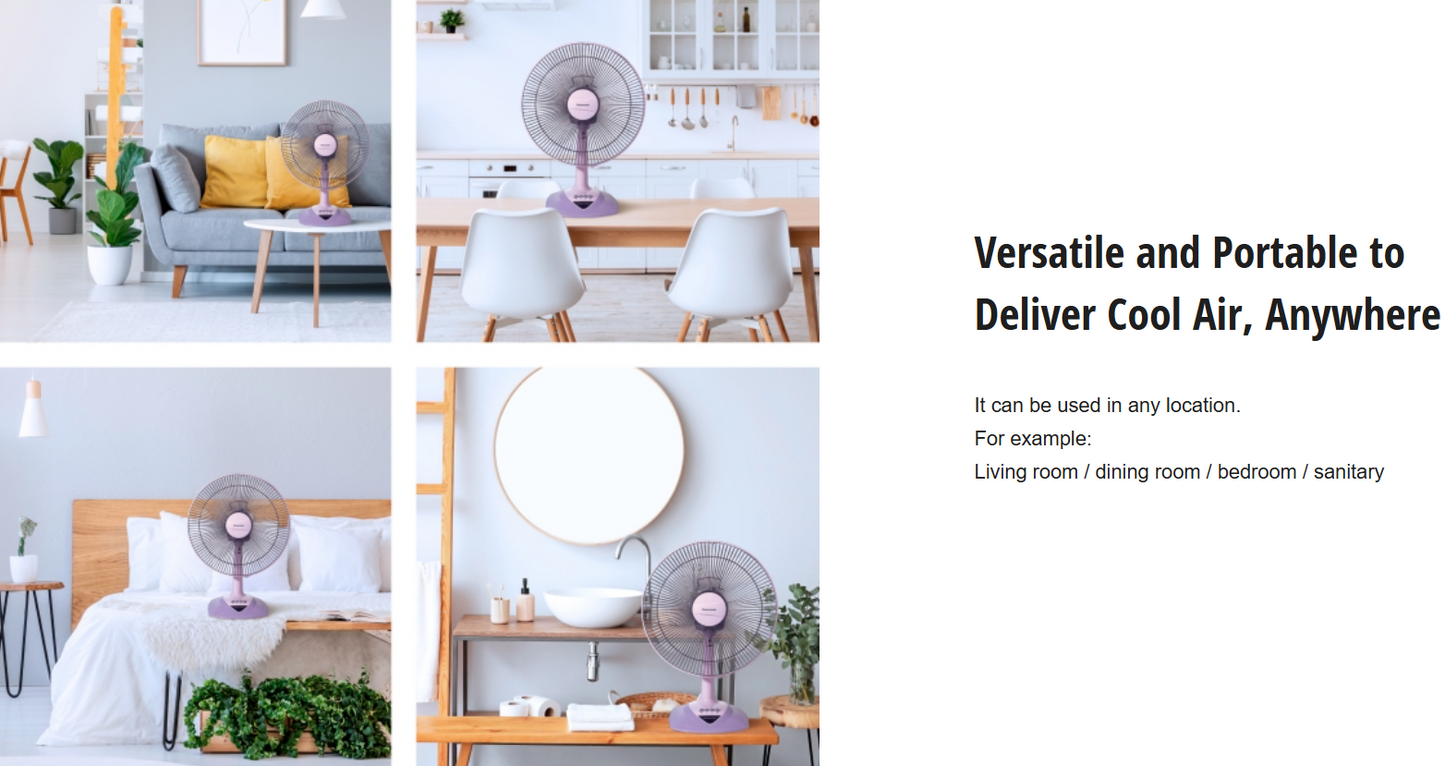 PANASONIC F-MN404 - Table Fan (16 Inch) 3 Blades