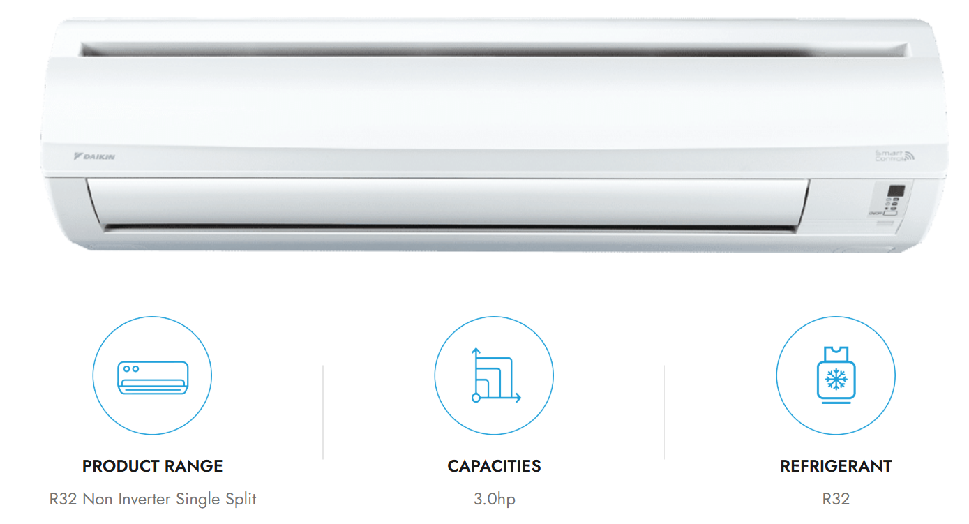 DAIKIN FTV85PBV1MF 3.0HP NON INVERTER AIR COND (Without installation)