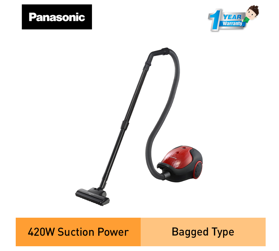 PANASONIC BAGGEDD VACUUM CLEANER MC-CG373RV47