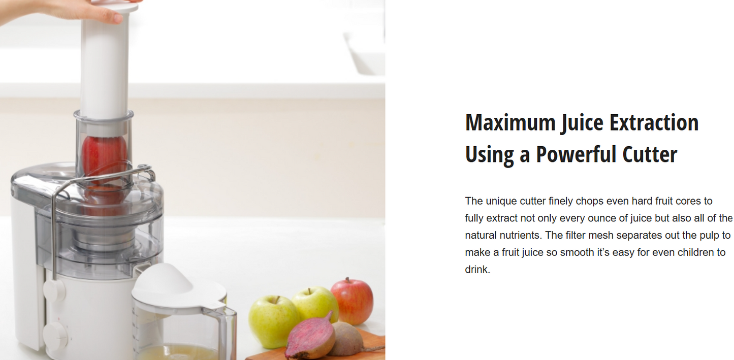 PANASONIC 2.0L LARGE CAPACITY JUICER MJ-CB100WSK