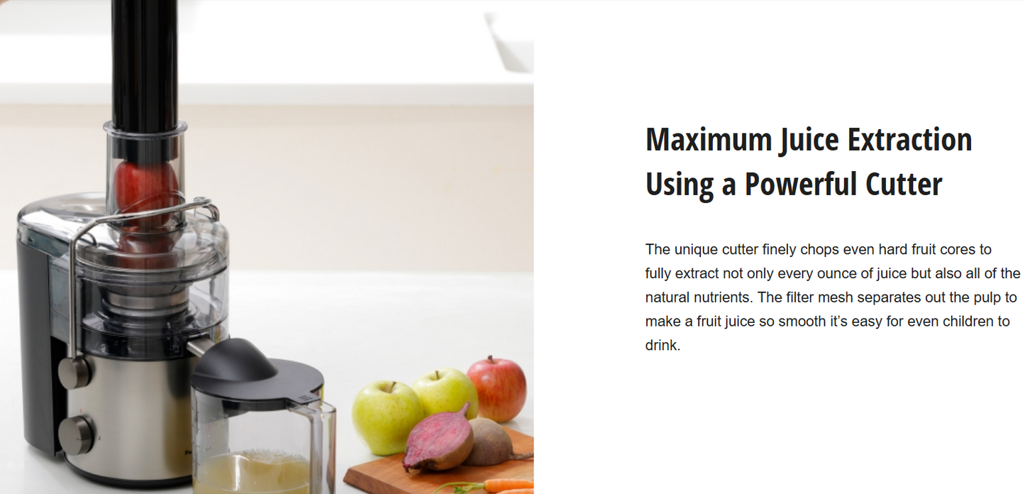 PANASONIC 2.0L LARGE CAPACITY JUICER MJ-CB600SSK
