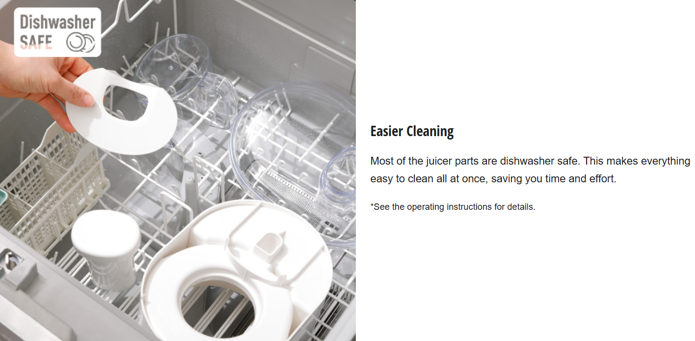 PANASONIC COMPACT JUICER MJ-CS100WSK