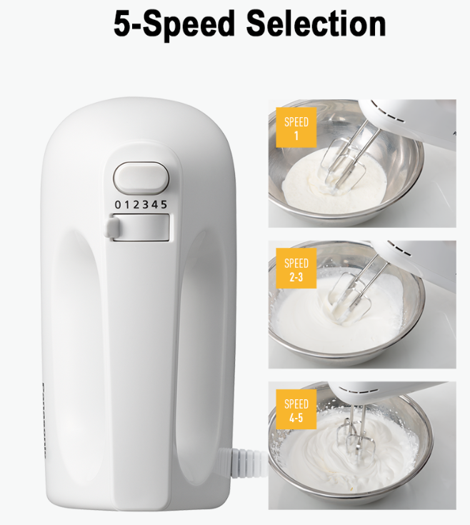 PANASONIC 5 SPEED HAND MIXER MK-GH3WSK