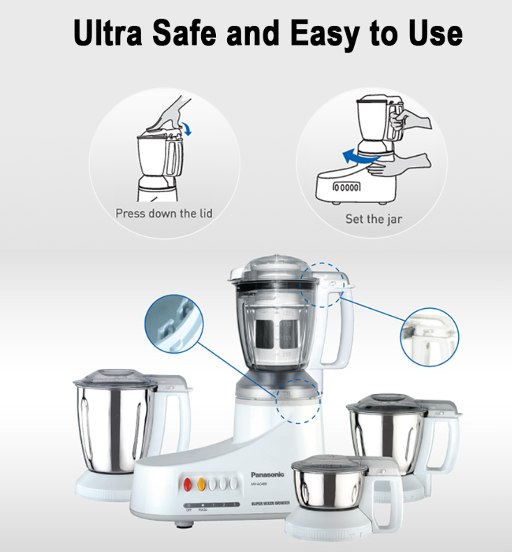 PANASONIC MIXER GRINDER MX-AC400WUA