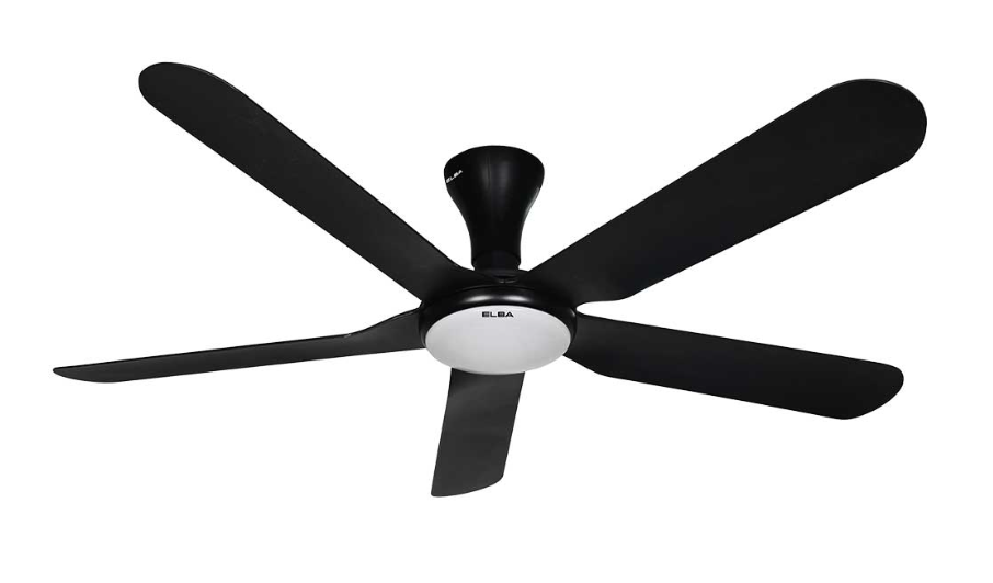 ELBA DC CEILING FAN 60" URANO ECF-N6032L(BK) - 5 ABS BLADES - DC MOTOR
