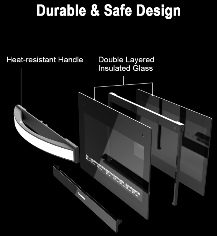 PANASONIC DOUBLE HEATER GRILL & CONVECTION ELECTRIC OVEN NB-H3801KSK