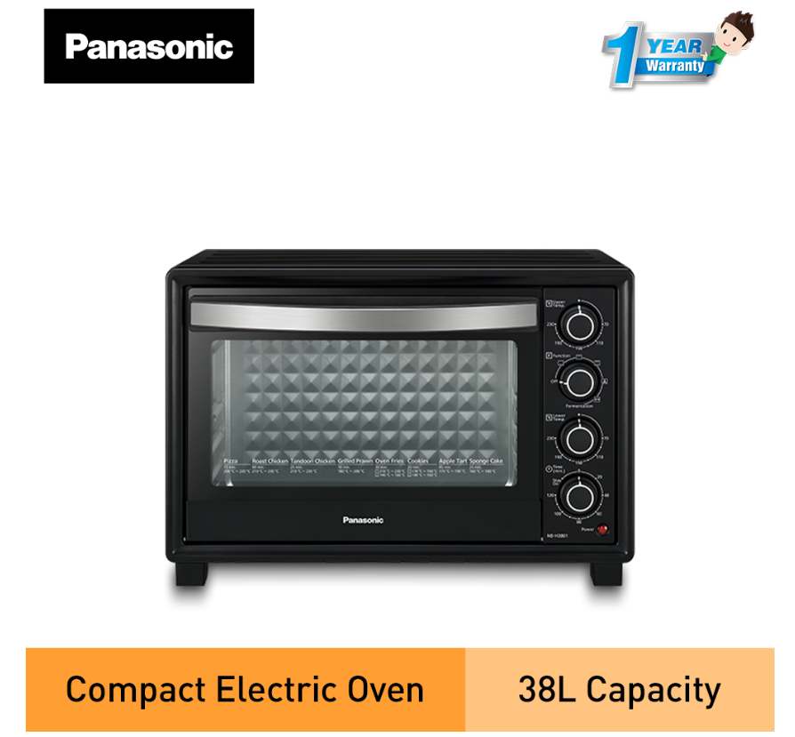 PANASONIC DOUBLE HEATER GRILL & CONVECTION ELECTRIC OVEN NB-H3801KSK