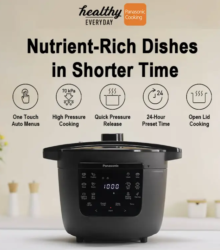 PANASONIC 4L PRESSURE COOKER NF-PC400KSK