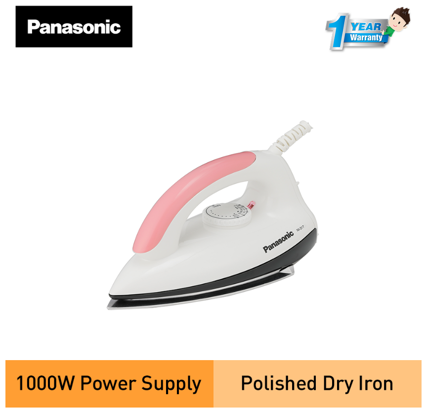 PANASONIC POLISHED DRY IRON NI-317W-LN