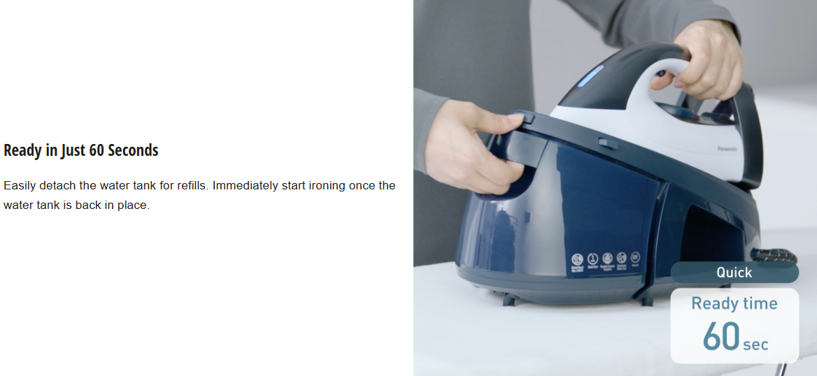 PANASONIC NI-GT150ASK PUMO TYPE STEAM GENERATOR IRON