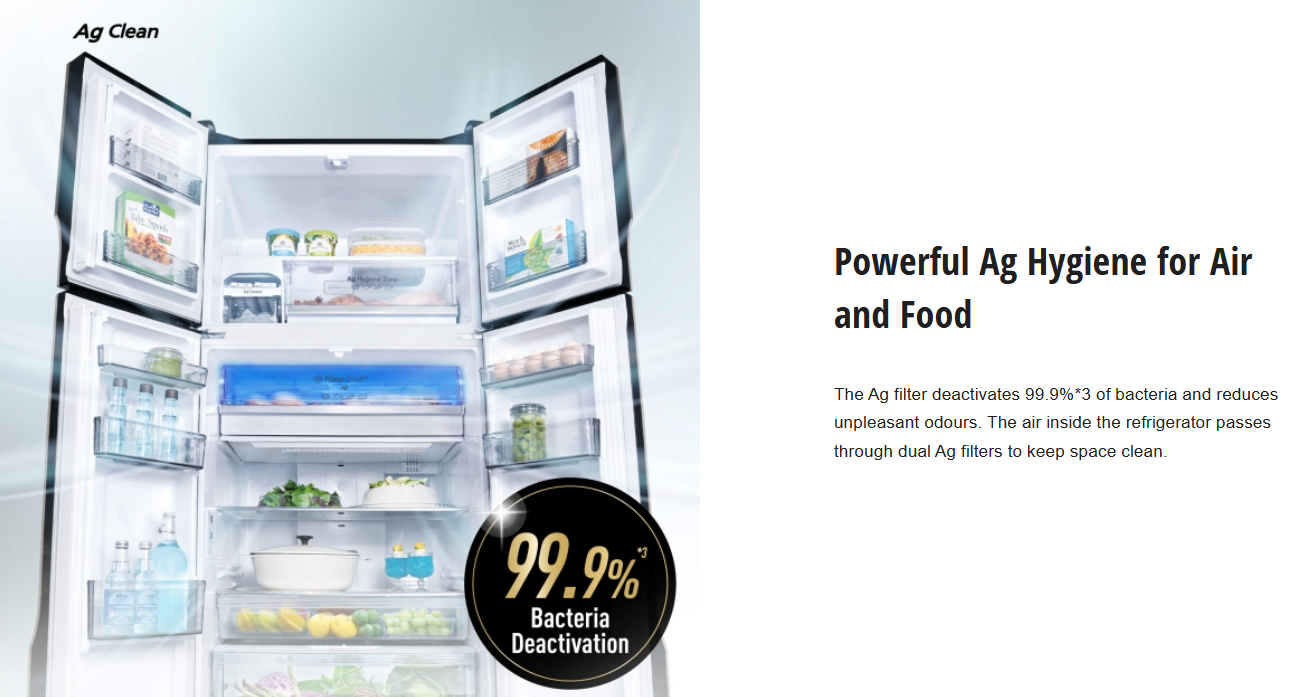 PANASONIC 4 DOOR INVERTER REFRIGERATOR NR-DZ601VGKM