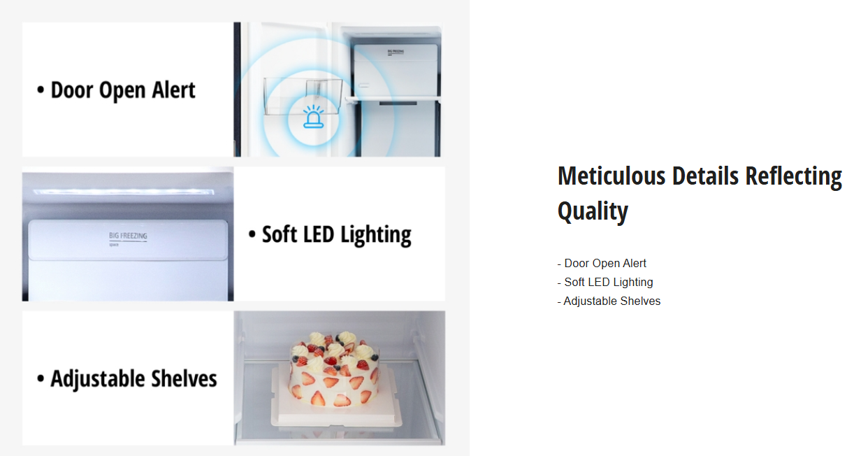 PANASONIC 570L SIDE BY SIDE REFRIGERATOR NR-S621BB-MY