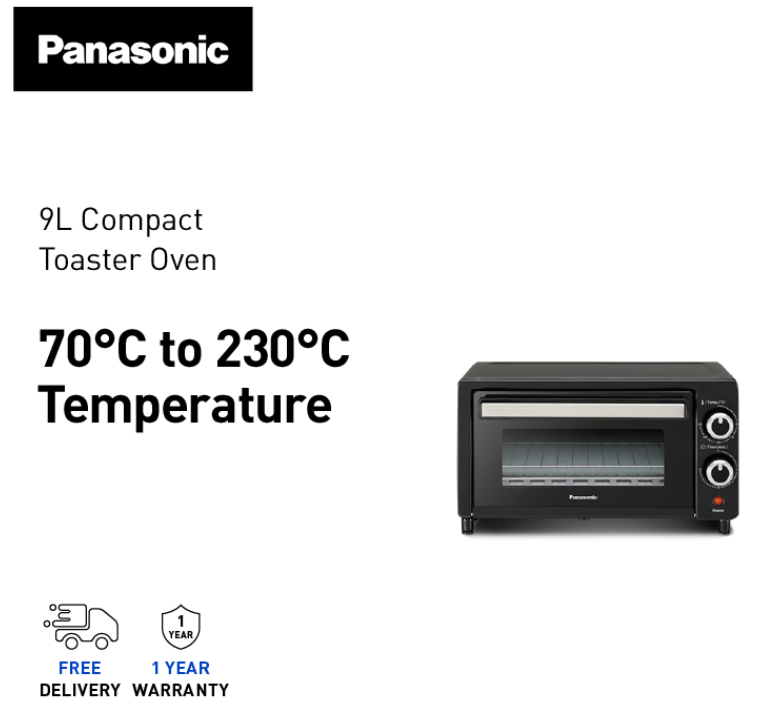 PANASONIC COMPACT TOASTER OVEN NT-H900KSK