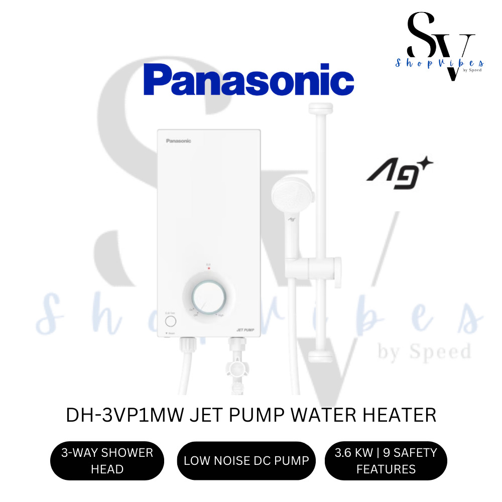 PANASONIC V SERIES JET PUMP WATER HEATER DH-3VP1MW