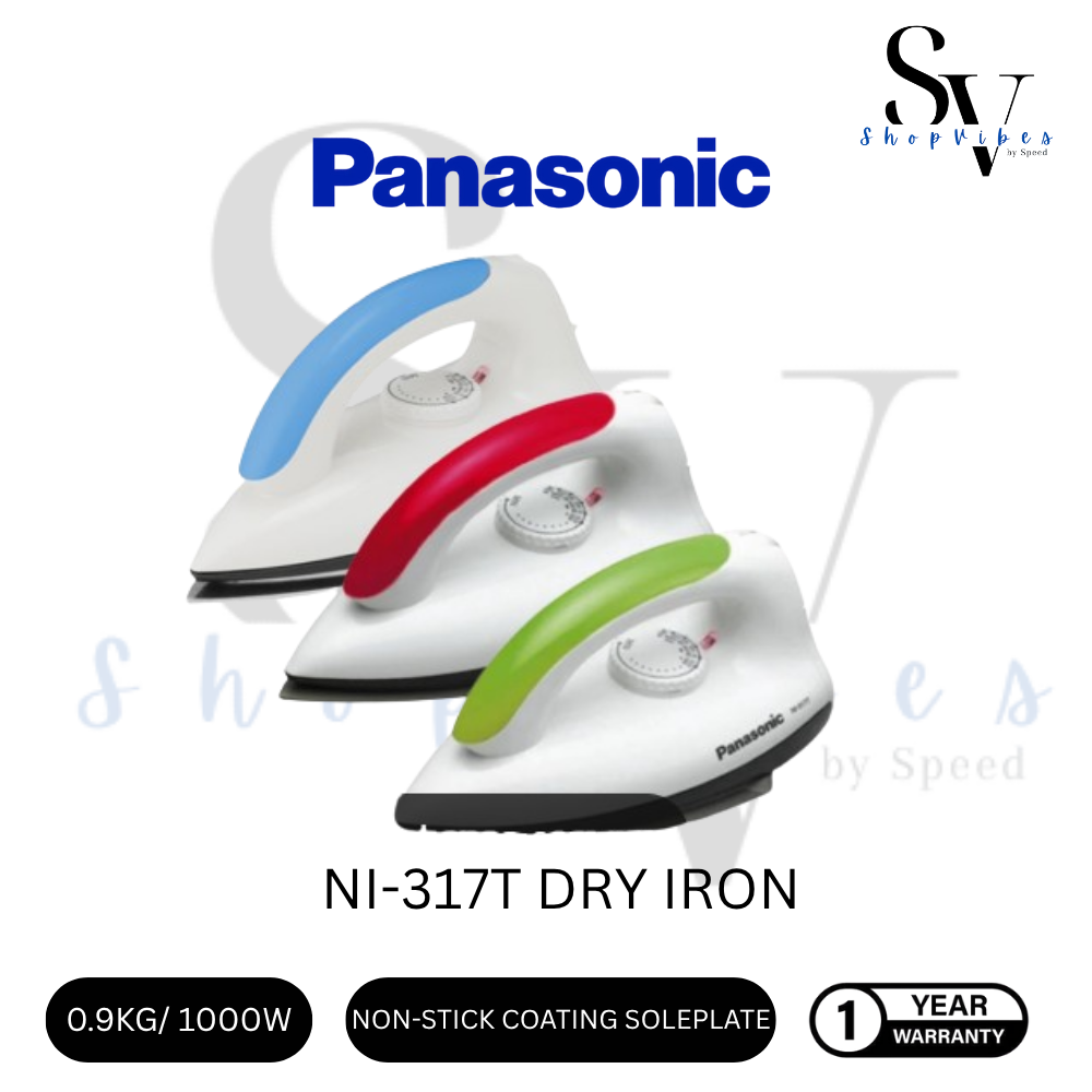 PANASONIC NON STICK DRY IRON NI-317TXSK/VSK/ASK