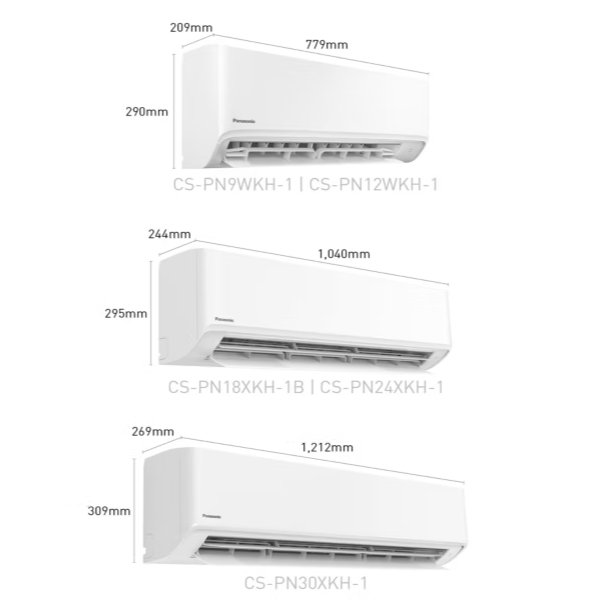PANASONIC CS-PN24XKH 2.5HP STANDARD NON-INVERTER AIR COND (Without installation)