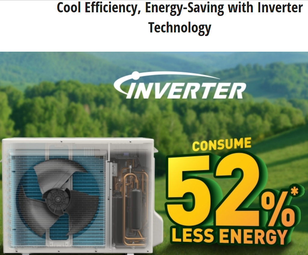 PANASONIC PU12AKH 1.5HP STANDARD INVERTER AIR COND (Without installation)