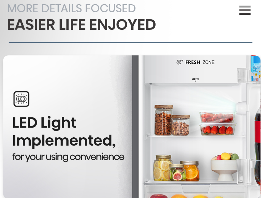 HISENSE SINGLE DOOR 110L RR120D4ABN1
