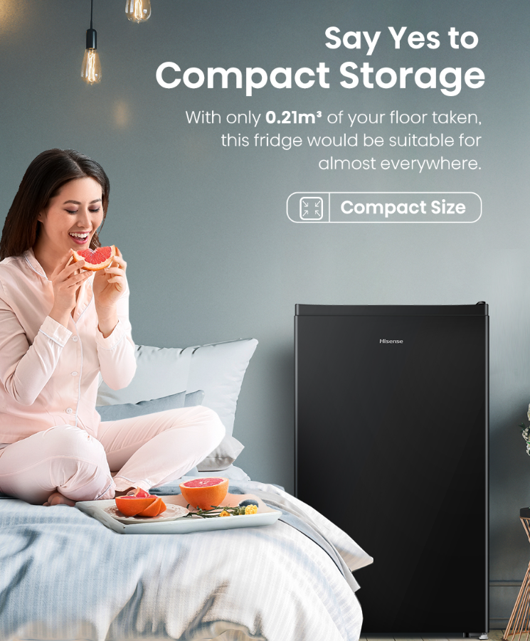 HISENSE SINGLE DOOR 110L RR120D4ABN1