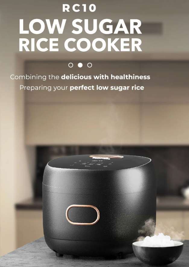 RUSSELL TAYLORS DDIGITAL LOW SUGAR RICE COOKER (1.8L) RC10