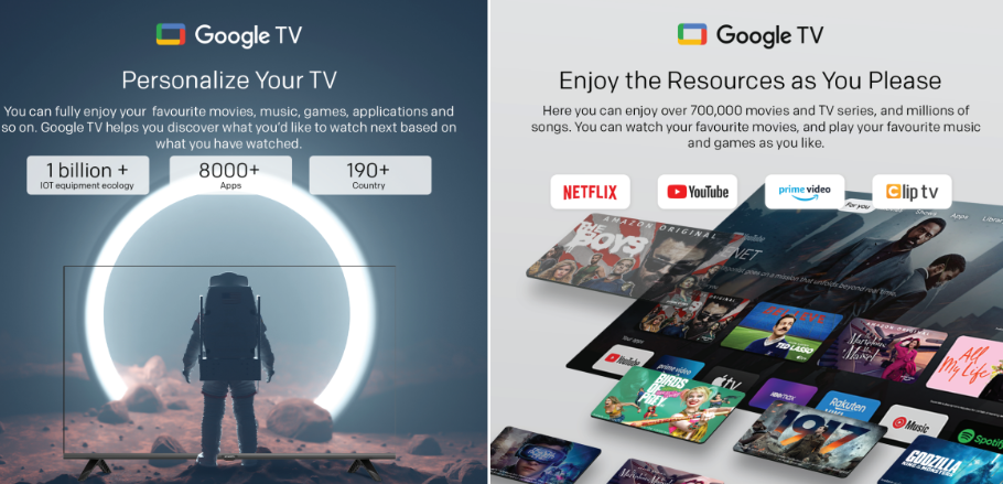 SKYWORTH 40" 2K GOOGLE TV 40STE6600