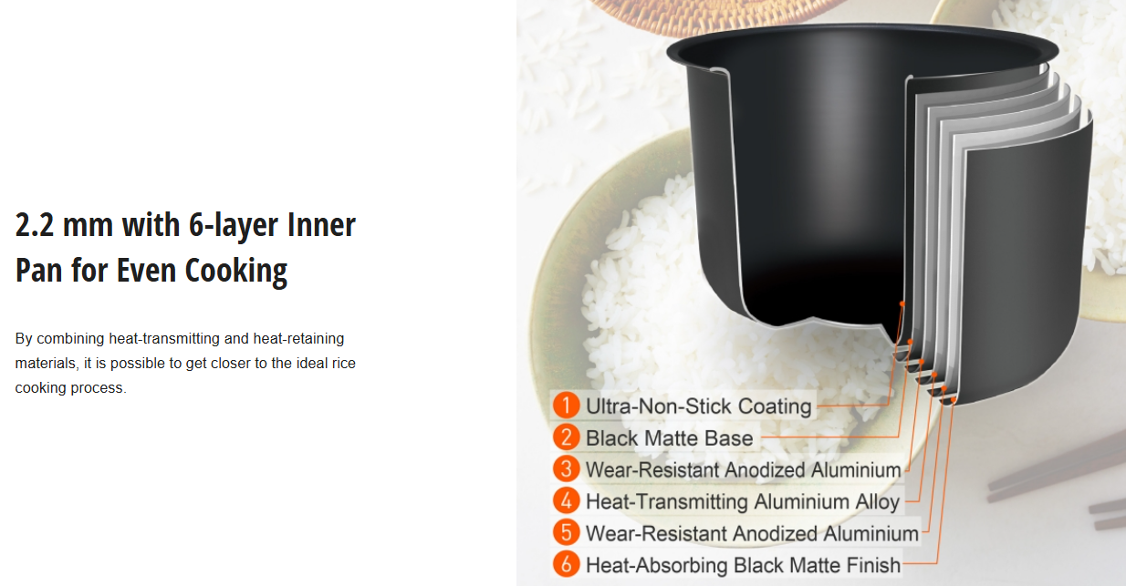 PANASONIC 1.8L MICRO COMPUTER JAR RICE COOKER SR-CN188WSK