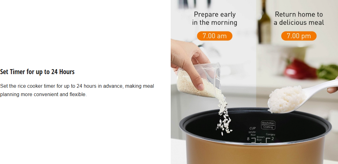 PANASONIC 1.8L MICRO COMPUTER RICE COOKER SR-DA182KSK
