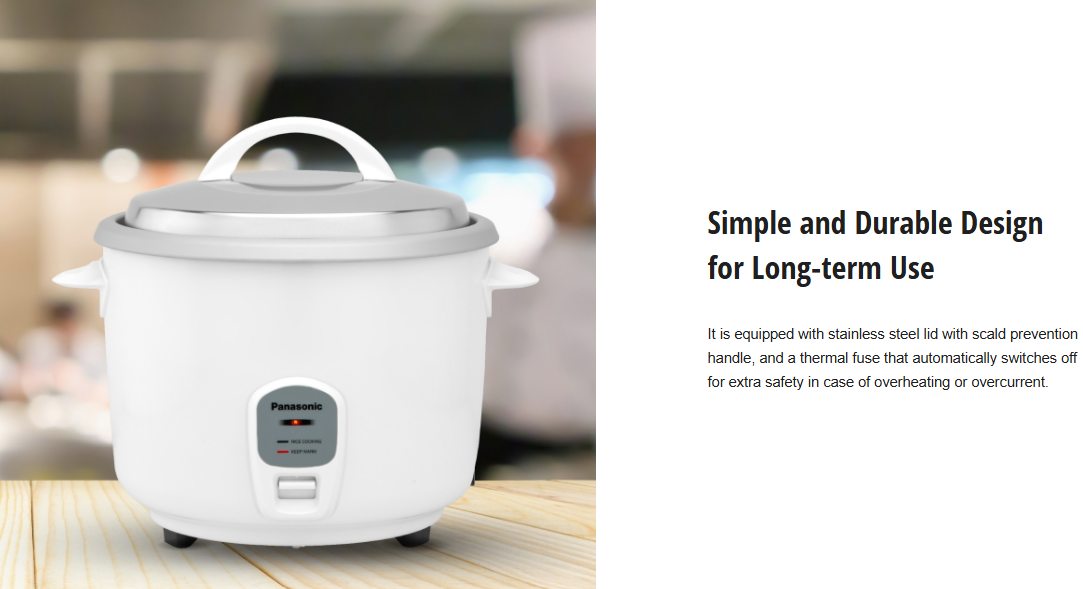PANASONIC 2.8L CONVENTIONAL RICE COOKER SR-E28