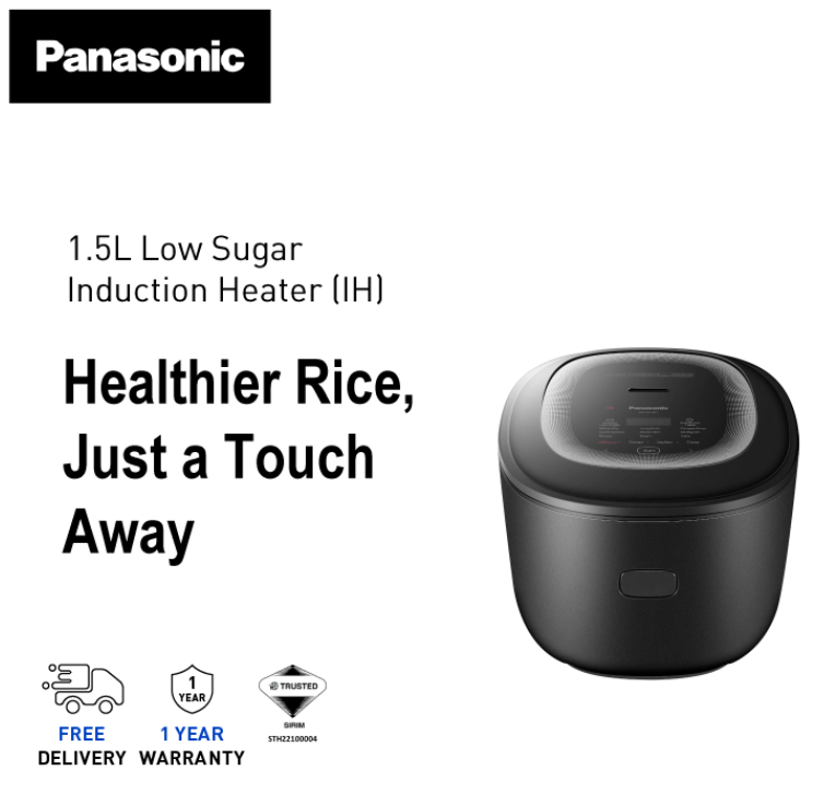 PANASONIC 1.5L LOW SUGER INDUCTION HEATER (IH) RICE COOKER SR-HL151KSK