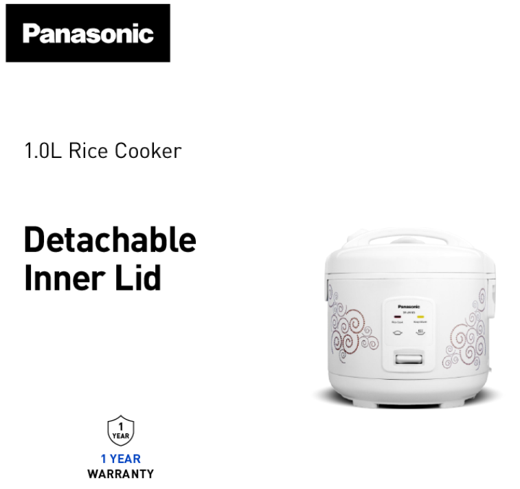 PANASONIC 1.0L MECHANICAL JAR RICE COOKER SR-JN105SPSK